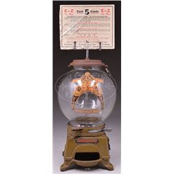 RARE E-Z BALL GUM MACHINE.