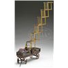 Image 2 : SALESMAN SAMPLE LADDER WAGON/FIRE ESCAPE LADDER.
