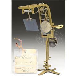 PATENT MODEL AUTOMATIC FAN.