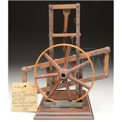 PATENT MODEL TIRE COOLING TRESTLE.