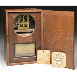 PATENT MODEL ADVERTISING CLOCK.