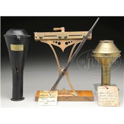 LOT OF 3 RAILROAD PATENT MODELS.