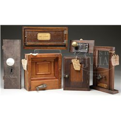 LOT OF 6 DOOR PATENT MODELS.