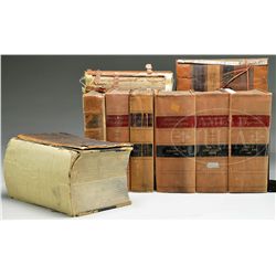 LARGE LOT OF PATENT MODEL BOOKS.