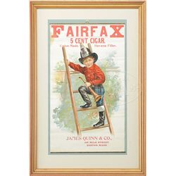 FAIRFAX CIGAR POSTER.