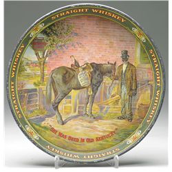 GREEN RIVER WHISKEY SERVING TRAY.