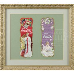 2 COCA-COLA BOOKMARKS.