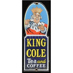 KING COLE PORCELAIN DOOR PUSH.