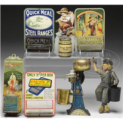 LOT OF 7 TIN MATCH SAFES.