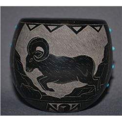 SANTA CLARA POTTERY VASE