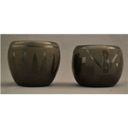 2 SANTA CLARA POTTERY BOWLS