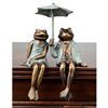 Image 1 : Sophisticated Frog Couple Shelf Sitters