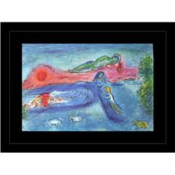 CHAGALL 1977 "DAPHNIS AND CHLOE" LITHOGRAPH