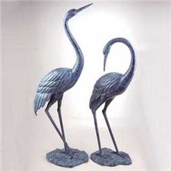 PAIR OF GARDEN CRANES