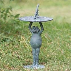 STANDING FROG SUNDIAL