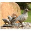 Image 1 : QUAIL FAMILY GARDEN SCULPTURE