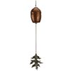 Image 1 : ACORN & LEAF WIND CHIME / GARDEN BELL