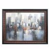 Image 1 : "CITYSCAPE - 2" ORIGINAL OIL ON CANVAS