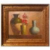 Image 1 : "POTTERY" - ORIGINAL OIL ON CANVAS