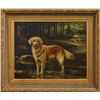 Image 1 : "RETRIEVER" - ORIGINAL OIL ON CANVAS