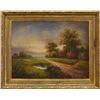 Image 1 : "OPEN FIELDS" - ORIGINAL OIL ON CANVAS