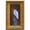 Image 1 : "HERON" - ORIGINAL OIL ON CANVAS