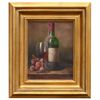 Image 1 : "WINE" - ORIGINAL OIL ON CANVAS