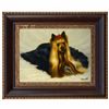 Image 1 : "YORKIE" - ORIGINAL OIL ON CANVAS