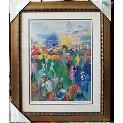 HAND SIGNED NEIMAN "DERBY DAY PADDOCK"