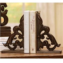 FLEUR DE LIS BOOKENDS