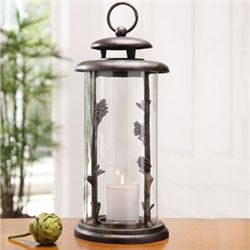 PINECONE HURRICANE LANTERN