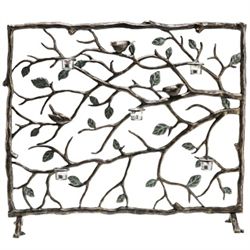BIRD & BRANCH VOTIVE FIREPLACE SCREEN