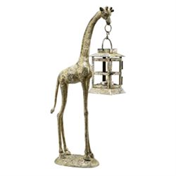 GIRAFFE LANTERN CANDLEHOLDER