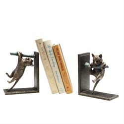 CLIMBING CATS BOOKENDS