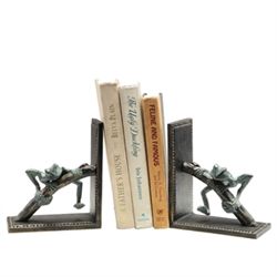 FROG ON BRANCH BOOKENDS