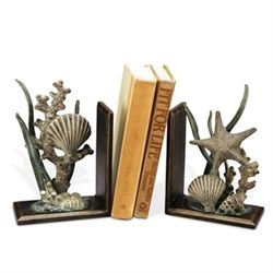 SHELL BOOKENDS