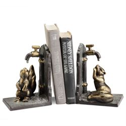 Thirsty Squirrel Bookends