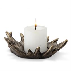 Antler Pillar Candelholder
