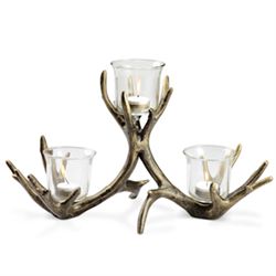 Antler 3 Votive Candleholder