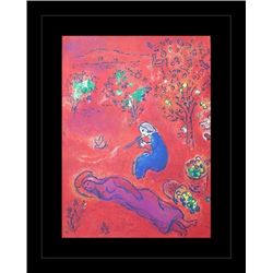 CHAGALL 1977 "DAPHNIS AND CHLOE" LITHOGRAPH