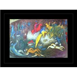 CHAGALL 1977 "DAPHNIS AND CHLOE" LITHOGRAPH