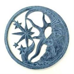 MOON AND STAR WALL PLAQUE