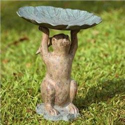 RABBIT BIRD FEEDER / BIRDBATH