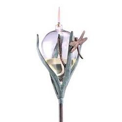 DRAGONFLY OIL LAMP AND STAKE