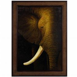"ELEPHANT" - ORIGINAL OIL ON CANVAS