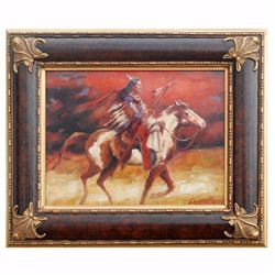 "PROUD RIDER" - ORIGINAL OIL ON CANVAS