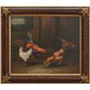 Image 1 : "HEN PARTY" - ORIGINAL OIL ON CANVAS