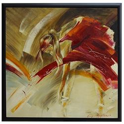 "ABSTRACT WOMAN" - ORIGINAL OIL ON CANVAS