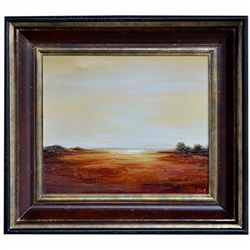 "DESERT SUNRISE" - ORIGINAL OIL ON CANVAS