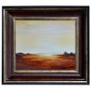 Image 1 : "DESERT SUNRISE" - ORIGINAL OIL ON CANVAS